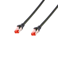 Cable de Conexión de Red Ethernet RJ45 Cat6 FTP de Alto Rendimiento, 250MHz, PVC, AWG26/7, Cables de Comunicación