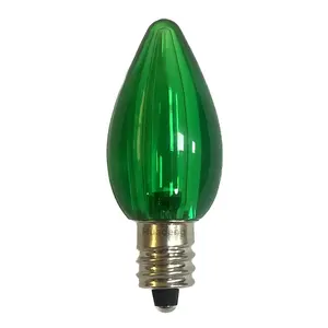 Groene C7 Transparante Led Twinkle Kerst Gloeilamp