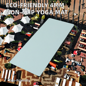 Tapete de Yoga y Pilates Ecológico Antideslizante de Caucho Natural de 5 mm de Grosor, 183 cm de Longitud, Impreso con Correa de Transporte, Venta al por Mayor - Product Image 2