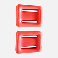 Poids de plongée Scuba en vinyle orange pour sports de plein air, équipement de plongée en gros, poids de ceinture de haute qualité de 0,5 kg à 2,0 kg