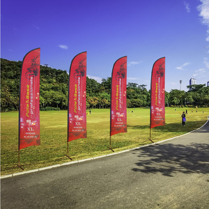 ธงลายขนนกสำหรับโฆษณาส่งเสริมการขายธงลายขนนกแบบออกแบบได้ตามต้องการธงชายหาด - Product Image 2