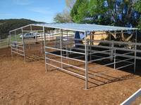 Cerca para Ganado, Recinto Metálico Resistente para Protección de Animales de Granja, Anti-Obstrucción, Personalizable, Ecológico e Impermeable
