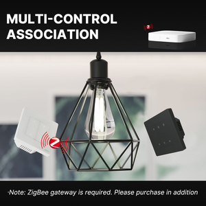Interruptor Atenuador Inteligente ZigBee MOES Star Ring para Atenuar la Luz, Compatible con Alexa y <span class=keywords><strong>Google</strong></span> <span class=keywords><strong>Home</strong></span>, Atenuable de 1 a 3 Grupos - Product Image 6