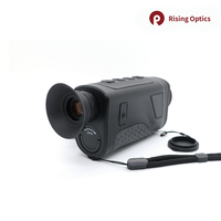 384x288/640x512 Resolusi Tinggi NETD25mk 1-8x Zoom Digital Monokuler Pencitraan Termal Pengukur Jarak Laser Deteksi 1200m IP67