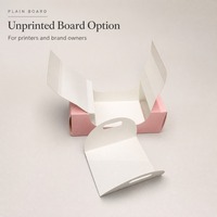 Scatola Regalo Pieghevole in Carta con Logo Personalizzato e Manico Fustellato, Confezione Regalo Stampata OEM all'Ingrosso, Dimensioni e Colori Personalizzabili per Marchi