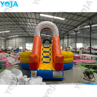 YOJA YJ-091 Grand parcours d'obstacles gonflable extérieur avec grandes balles, certifié CE, personnalisable, pour l'eau