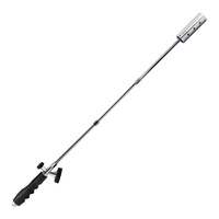 Torche de pique-nique d'extérieur, outil d'allumage de camping en acier inoxydable épaissi, chalumeau au butane tout métal pour usage domestique et extérieur