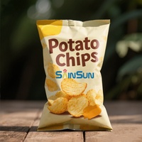 Sachet de pop-corn thermoguérissable emballage en feuille d'aluminium dos personnalisé sacs d'emballage scellés en plastique pour snacks aliments soufflés croustilles de plantain de pommes de terre