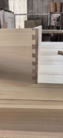 Planche de tiroir en bois massif de haute qualité, fabriquée à la main, à queue d'aronde, non finie, assemblée