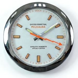 Wholesale Luxury Luminous Metal <strong>Wall</strong> <strong>Clocks</strong> Single Face Custom Home <strong>Decor</strong> Calendar Feature Living Room Placement Quartz Needle - Product Image 1