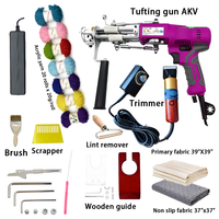 Vente directe usine : Kit de pistolet à tufter multifonctionnel à fonctionnement stable, pistolet électrique manuel pour la fabrication de tapis, pour le bricolage à domicile