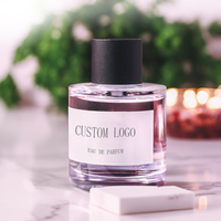 Botol Parfum Silinder Mewah 30ml Botol Parfum Kaca Dasar Berat 50ml Botol Semprot Parfum Kaca Kosong Dengan Tutup Kayu