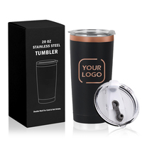 Mug de camping en acier inoxydable à double paroi de 20 oz, plaqué or arc-en-ciel, gravé au laser, tasse à café de voyage