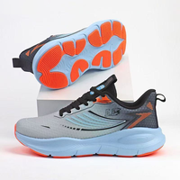 Chaussures de sport décontractées bleues pour hommes et femmes - Tendance mode été légères et amortissantes à lacets