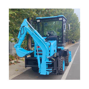 Chargeuse-pelleteuse compacte 4x4 avec godet de chargeur frontal, équipée de composants essentiels du moteur et de la boîte de vitesses - Product Image 5