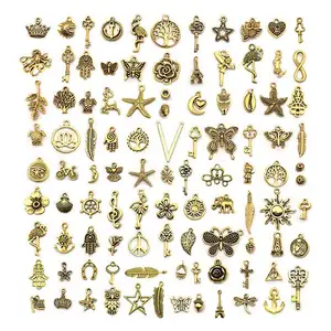 Yaozhou produção de joias, produção de joias de alta qualidade banhada a ouro prata, contas e encantos