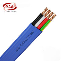 AS/NZS 5000,2 Doppel flach kabel Draht und Erdung kabel 1 mm2 1, 5 mm2 2, 5 mm2 4 mm2 6 mm2 10 mm2 Power Tps Kabel Draht Elektrisches Flach kabel