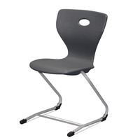 Chaise de classe en plastique au design moderne, mobilier scolaire avec rembourrage réglable et styles optionnels