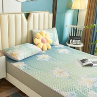 Surmatelas de couchage d'été en fibre de cellulose régénérée au latex naturel