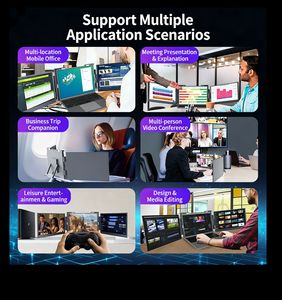 Pantalla portátil 2 en 1 ultrafina HD de 15.6 pulgadas - Product Image 2