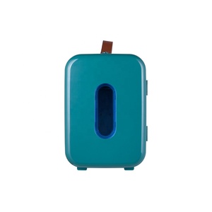 Vente en gros, mini réfrigérateur portable, table de maquillage, <span class=keywords><strong>petit</strong></span> réfrigérateur vert 10L à double usage pour la maison - Product Image 2