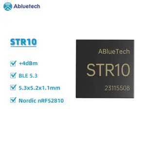 2.4G Ultra küçük boyutu 5.3*5.2*1.1mm Nordic nRF52810 BLE Bluetooth düşük enerji çoklu protokol SiP modülü