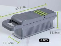 CHAUDE Amz Meilleur Vendeur Cuisine 16 en 1 Multifonctionnel Alimentaire Dicer Mandoline Coupe-Légumes Oignon Coupe-Légumes Hachoir