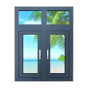 Multifunctionele Gebogen Wit Serie Glas Windows Voor Hawaii Aluminium Louvre Raam