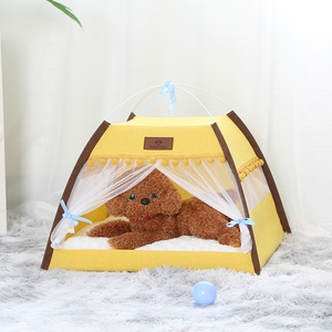 PiCi Paw kedi çadır büyük prenses kale evcil kapalı yıkanabilir köpek evi yatakları için taşınabilir Pet çadır - Product Image 3