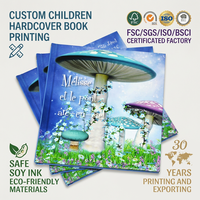 Libro Infantil Personalizado con Ilustraciones, Tapa Dura, Impresión a Todo Color, Papel con Revestimiento Brillante, Encuadernación Cosida, Impresión en Cartón