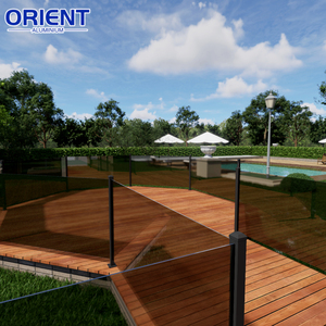 Barandilla de Vidrio de Aleación de Aluminio y Acero Inoxidable VISU de Alusions con Diseño Moderno para Uso en Exteriores de Villas y Hoteles - Product Image 5