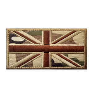 Patch en tissu brodé 3D en chenille, motif Union Jack britannique tactique, drapeau de l'Angleterre, Royaume-Uni, Grande-Bretagne, appliqué avec fixation - Product Image 5
