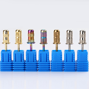 Fasce abrasive mandrino in acciaio inossidabile 3/32 "punta per trapano per unghie in metallo duro trapano elettrico per Manicure e accessorio con scatola - Product Image 4