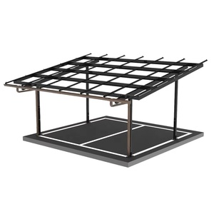 Structure de carport solaire en aluminium pré-assemblée certifiée CE, systèmes de montage pour parkings solaires - Product Image 6
