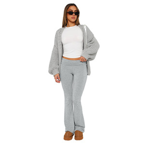 <span class=keywords><strong>Pantaloni</strong></span> alla moda comodi per modellare il corpo da giovane <span class=keywords><strong>donna</strong></span> svasati a <span class=keywords><strong>vita</strong></span> bassa <span class=keywords><strong>con</strong></span> Logo <span class=keywords><strong>elastico</strong></span> dimagrante da <span class=keywords><strong>donna</strong></span> - Product Image 2