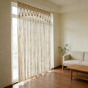 <span class=keywords><strong>Rideau</strong></span> en coton tissé à la main de style bohème, <span class=keywords><strong>rideau</strong></span> de séparation romantique nordique, anniversaire, écologique, maison, hôtel, B&B, porte, intimité - Product Image 6