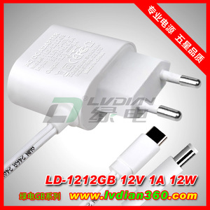 Type C Power <b>Adapter</b> <b>12V</b> 1A 100-240V Input For Surveillance Cameras European And American Standards 3C Certified - Product Image 4