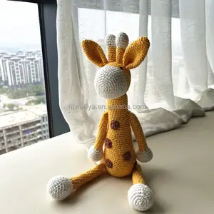 2022 Model Terbaru Crochet Rajut Boneka Rusa Bentuk Crochet Boneka untuk Balita Anak-anak