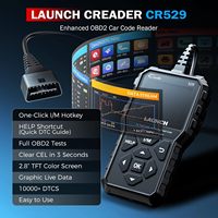 Nuevo Lanzamiento: Escáner OBD2 CR529, Herramienta de Diagnóstico Automotriz con Voltaje de 12V, Lector de Códigos DIY