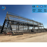 Bâtiment d'entrepôt en structure métallique industrielle avec structure métallique préfabriquée et structure d'entrepôt en acier préfabriqué