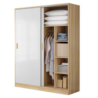 Porte Coulissante Moderne Walkin Placard Étagère Armoires En Bois Pour Chambre