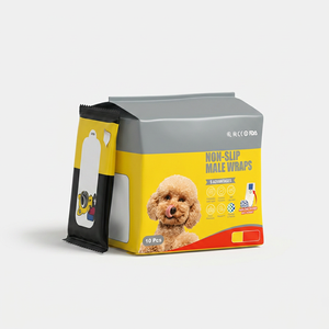 Pantalones Fisiológicos para Mascotas de Tela No Tejida Suave OEM, Toallas Sanitarias Desechables para Perros Machos, Ropa Interior de Seguridad para Mascotas - Product Image 2