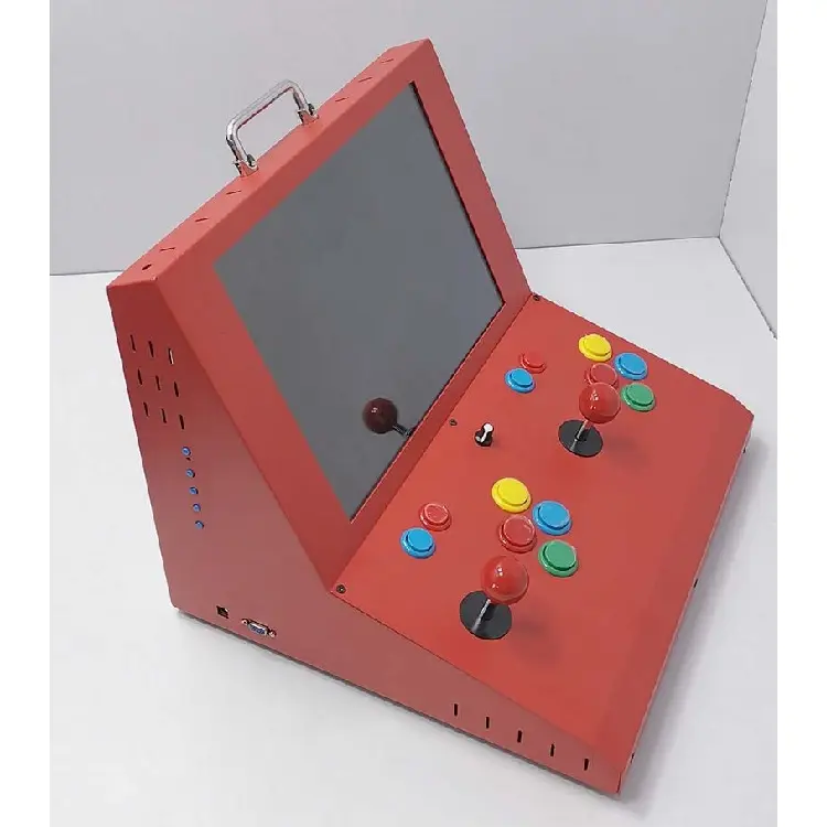 Mini 15 Zoll Heim-Desktop Arcade Rocker Kampfspielmaschine mit Bildschirm 3d Box Motorradmaschinen