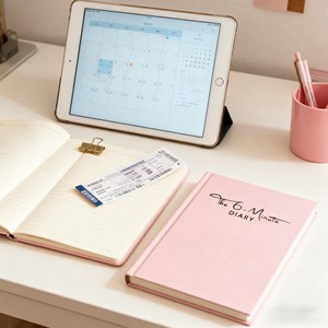 Offre Spéciale – Carnet A5 Personnalisé en Lin, Couverture Rigide, Agenda Quotidien pour Filles et Garçons, Cadeau avec Journal de Succès à Couverture Dorée - Product Image 5