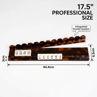 Tapis de Mahjong Pliable Moderne - Étui de Luxe Grande Capacité pour Accessoires Professionnels et Divertissement