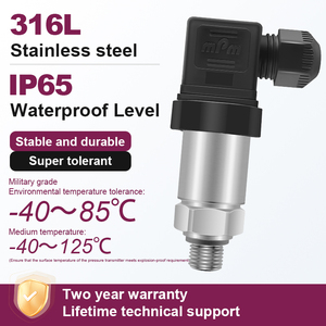 มีสินค้าในสต็อก เครื่องส่งสัญญาณแรงดัน 0-1MPa |   ความแม่นยำ 0.5% |   เอาต์พุต 4-20mA |   เกลียวขนาด G1/4 |   เซ็นเซอร์วัดแรงดันไฮดรอลิก 24VDC - Product Image 6