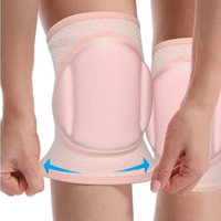 Genouillères de pole dance en éponge à haute résilience, antidérapantes, épaissies, pour le sport, le yoga, protection anti-collision