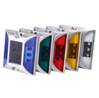 Señales de Tráfico LED Recargables por USB, de Alta Visibilidad, Secuenciales y Sincronizadas, Resistentes al Agua IP68, con Energía Solar