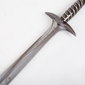 Espada corta de acero inoxidable grabada de 73 cm, estilo medieval 'Sting', hecha a mano, igual a la de la <span class=keywords><strong>película</strong></span>, sin afilar. - Product Image 2