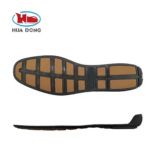 Sole Expert Huadong SS21 Double Color Loafer Driving Outsoles Accesorios De Calzado Rubber Sole Soles